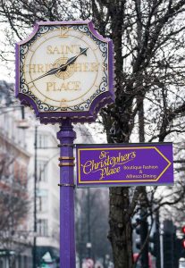 Clock St Christophers place
