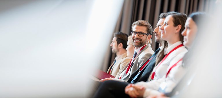 People sitting in the conference room